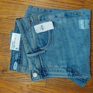 NWT Old Navy Rockstar Super Skinny Jeans size 8, mid rise